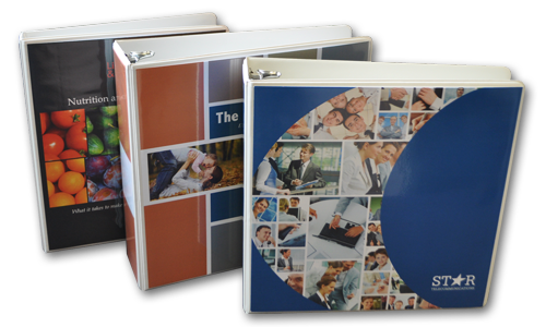 Custom vinyl binders from the colad group